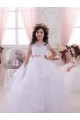 Discount Ivory Ball Gown Sweetheart Floor Length Flower Girl Dress UK
